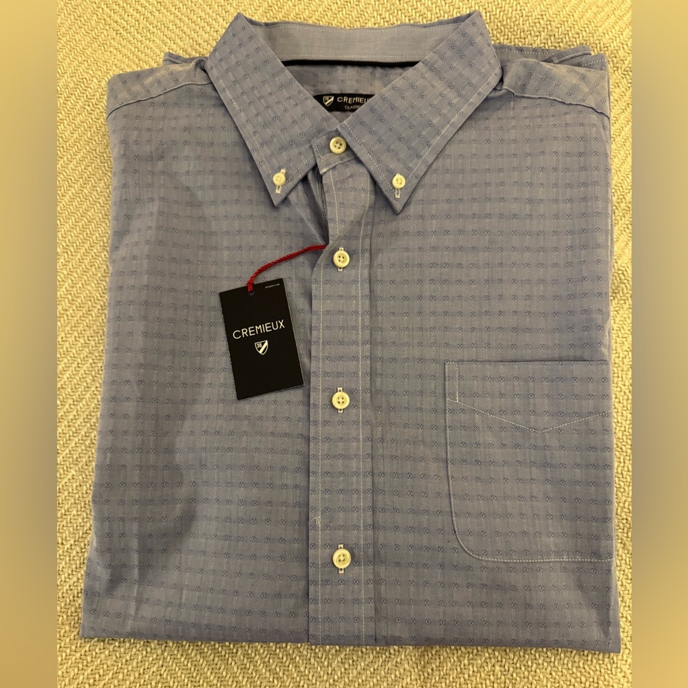 Daniel Cremieux Blue Diamond Pattern Shirt